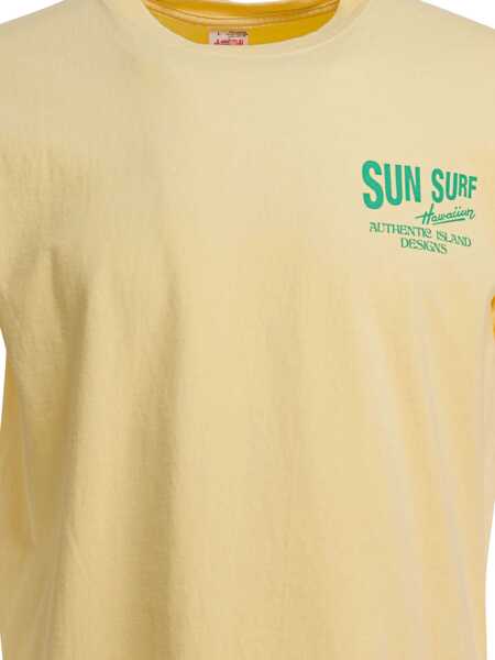 Tricouri Sun Surf Surfriders Sportswear T-shirt Yellow Barbati (BM 18541299) 2