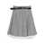 Self-Portrait Pleated miniskirt Grey