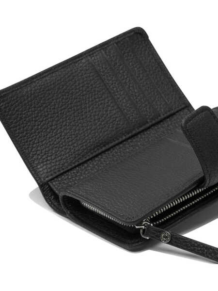 Portofele GIANNI CHIARINI Wallets & Card holders Black Femei (BM 18541371) 4