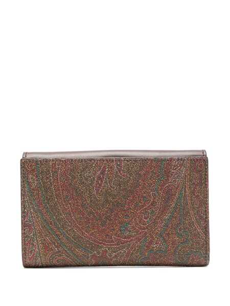 Portofele ETRO Arnica Wallet Brown Femei (BM 18541470) 2