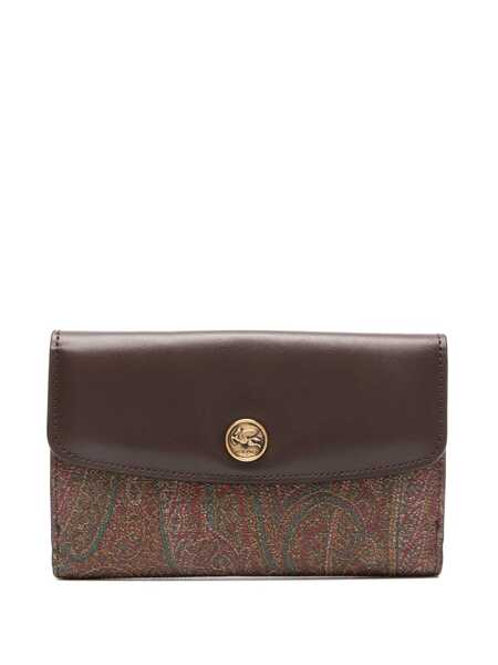 Portofele ETRO Arnica Wallet Brown Femei (BM 18541470) 1