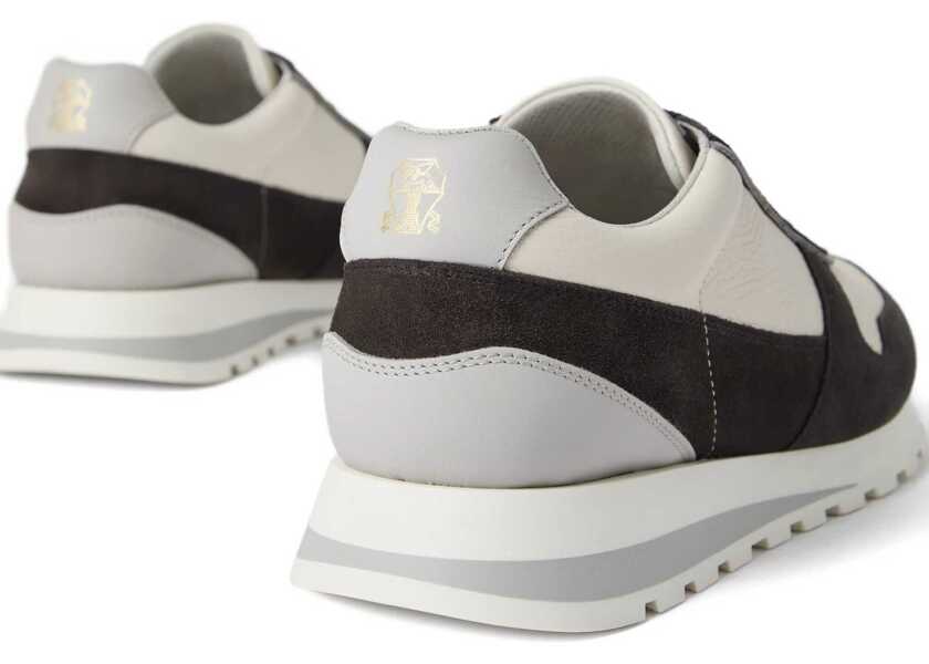 Sneakers Brunello Cucinelli Leather Sneakers 629372868869 Barbati (BM 18541594) 4