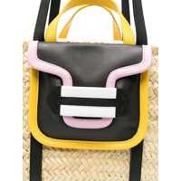 Genti de umar PIERRE HARDY Dama - Genti de umar PIERRE HARDY Alpha Shoulder Bag NATURAL-BLACK-BLACK-TAN Femei (BM 18541609) - B-mall.ro