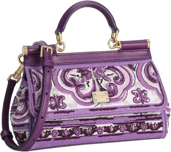 Genti de mana Dolce & Gabbana Bag Sicily Small PURPLE Femei (BM 18541702) 4
