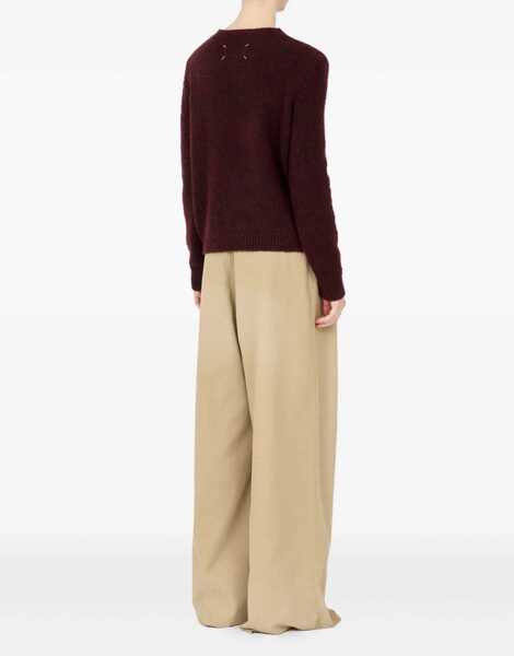 Pulovere Maison Margiela Choker BORDEAUX Femei (BM 18541705) 4