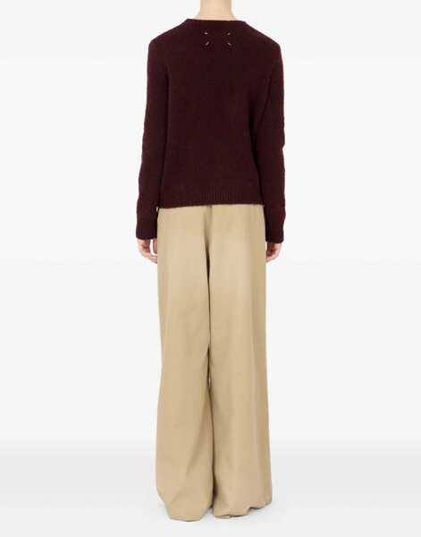 Pulovere Maison Margiela Choker BORDEAUX Femei (BM 18541705) 5