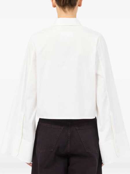 Bluze MM6 Maison Margiela Cotton Shirt WHITE Femei (BM 18541708) 3