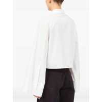 Topuri MM6 Maison Margiela Dama - Bluze MM6 Maison Margiela Cotton Shirt WHITE Femei (BM 18541708) - B-mall.ro