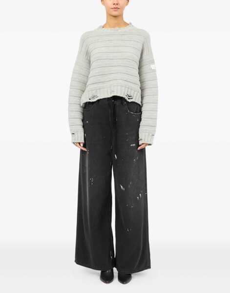 Pulovere casual MM6 Maison Margiela Wool Pullover GREY Femei (BM 18541714) 2