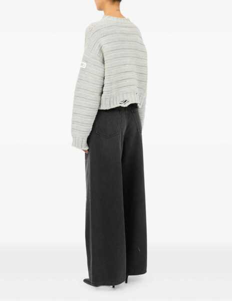 Pulovere casual MM6 Maison Margiela Wool Pullover GREY Femei (BM 18541714) 5