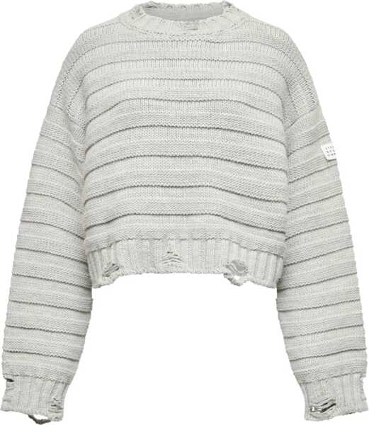 Pulovere casual MM6 Maison Margiela Wool Pullover GREY Femei (BM 18541714) 1