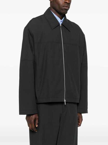 Jachete STUDIO NICHOLSON Harrington Jacket With Zipper GREY Barbati (BM 18541717) 3