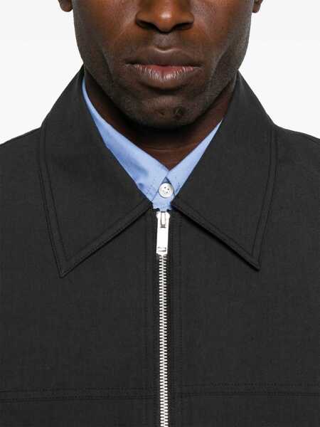 Jachete STUDIO NICHOLSON Harrington Jacket With Zipper GREY Barbati (BM 18541717) 5