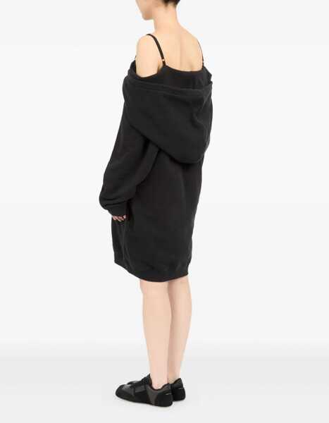 Rochii casual MM6 Maison Margiela Sweatshirt Dress BLACK Femei (BM 18541720) 4