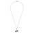 Valentino Garavani Chez Valentino Metal And Enamel Necklace BLACK