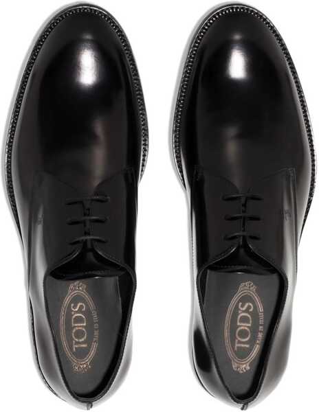 Pantofi eleganti TODS Leather Derby Shoes BLACK Barbati (BM 18541744) 4