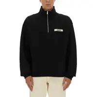 Bluze de trening Zippered Turtleneck Sweatshirt Barbati
