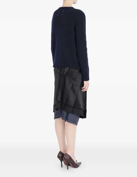 Pulovere Maison Margiela Choker BLUE Femei (BM 18541759) 4