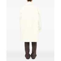 Geci MM6 Maison Margiela Dama - Paltoane MM6 Maison Margiela Wool Coat WHITE Femei (BM 18541765) - B-mall.ro