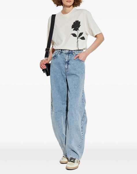 Tricouri Golden Goose Journey T-Shirt With Print WHITE Femei (BM 18541786) 2