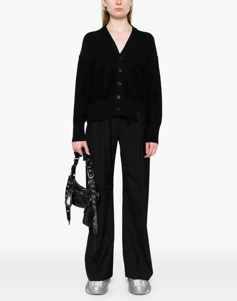 Cardigane MM6 Maison Margiela Wool Knit Cardigan BLACK Femei (BM 18541798) 2