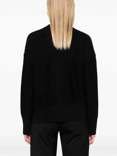 Cardigane MM6 Maison Margiela Wool Knit Cardigan BLACK Femei (BM 18541798) 4