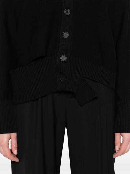 Cardigane MM6 Maison Margiela Wool Knit Cardigan BLACK Femei (BM 18541798) 5