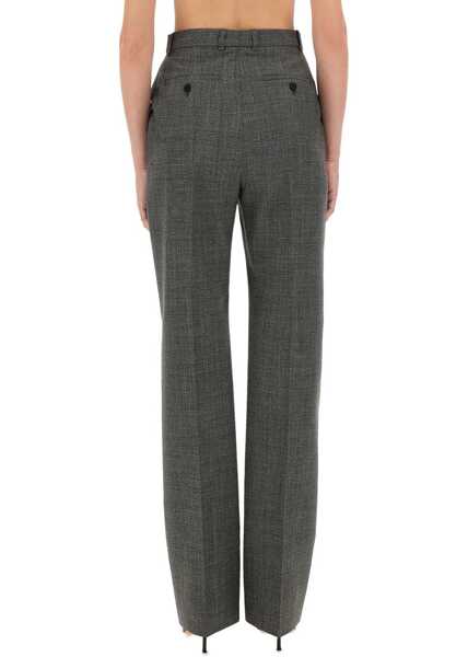 Pantaloni casual Alexander McQueen Wool Pants GREY Femei (BM 18541840) 3