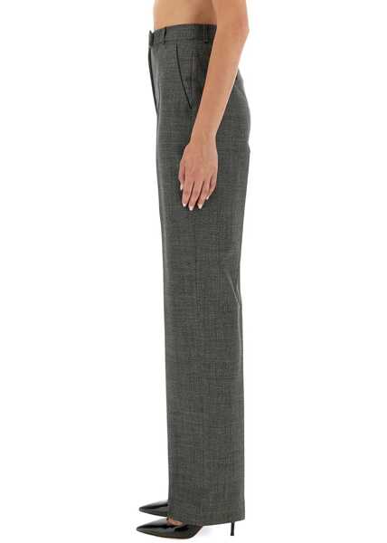 Pantaloni casual Alexander McQueen Wool Pants GREY Femei (BM 18541840) 4