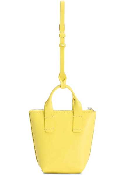 Accesorii de voiaj Dolce & Gabbana Leather Minibag Charm YELLOW Barbati (BM 18541855) 2