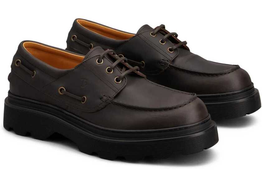 Mocasini TODS Tank Tread Boat Loafer BROWN Barbati (BM 18541945) 2