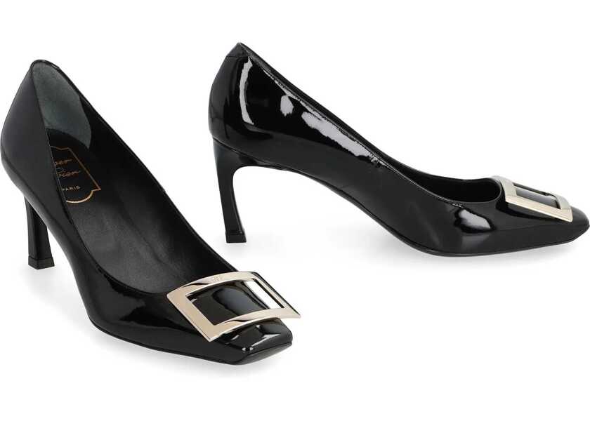 Pantofi cu toc Roger Vivier Belle Vivier Trompette Pumps BLACK Femei (BM 18541948) 2