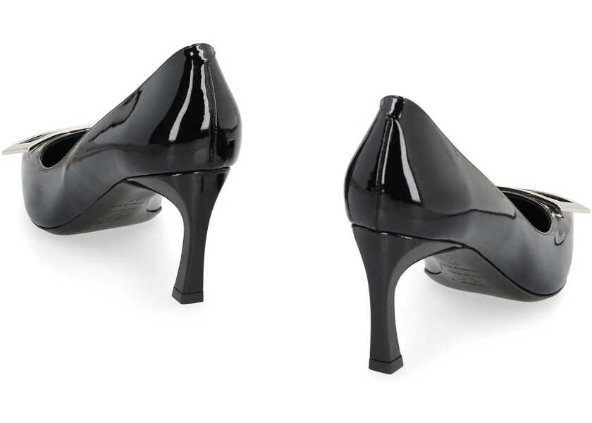 Pantofi cu toc Roger Vivier Belle Vivier Trompette Pumps BLACK Femei (BM 18541948) 3