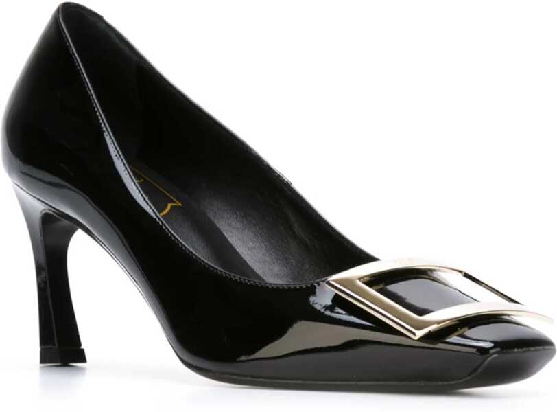 Pantofi cu toc Roger Vivier Belle Vivier Trompette Pumps BLACK Femei (BM 18541948) 4