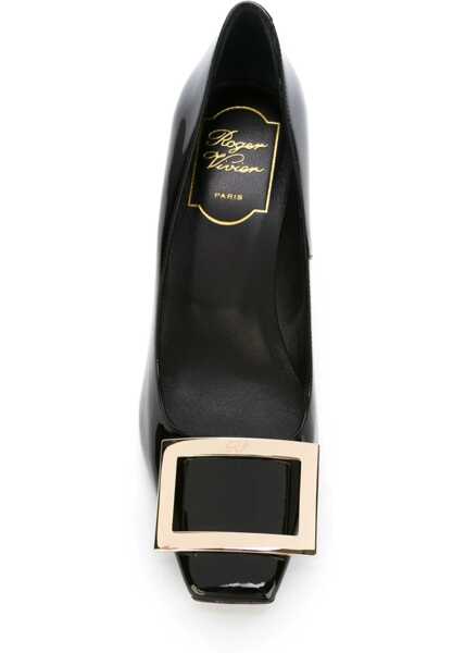 Pantofi cu toc Roger Vivier Belle Vivier Trompette Pumps BLACK Femei (BM 18541948) 5
