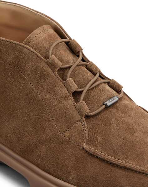 Pantofi eleganti TODS Suede Leather Ankle Boots BROWN Barbati (BM 18541951) 5