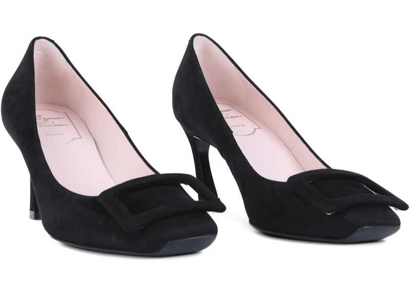 Pantofi cu toc Roger Vivier Belle Vivier Trompette Pumps BLACK Femei (BM 18541972) 2