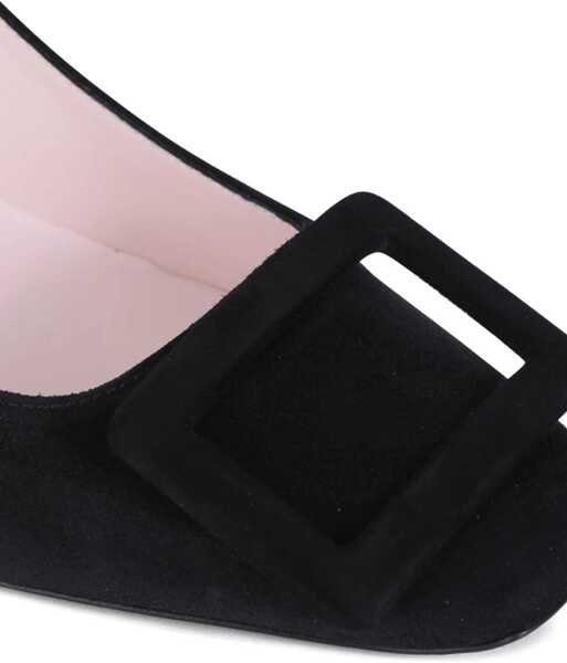 Pantofi cu toc Roger Vivier Belle Vivier Trompette Pumps BLACK Femei (BM 18541972) 4