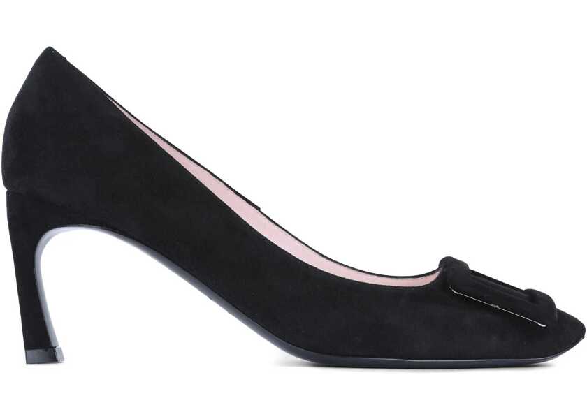 Pantofi cu toc Roger Vivier Belle Vivier Trompette Pumps BLACK Femei (BM 18541972) 1