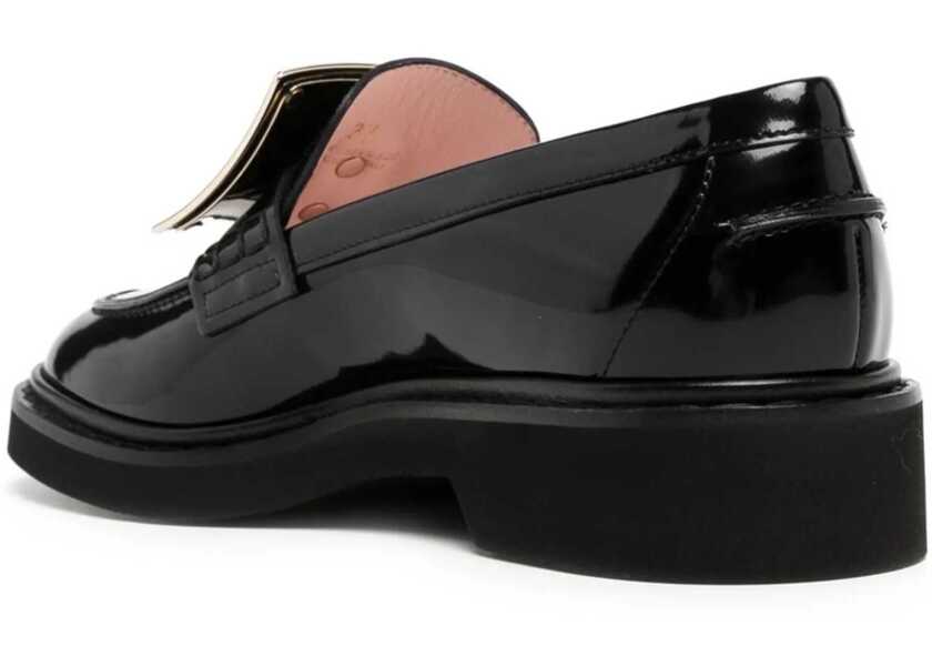 Mocasini Roger Vivier Viv Rangers Loafers In Leather BLACK Femei (BM 18541978) 3