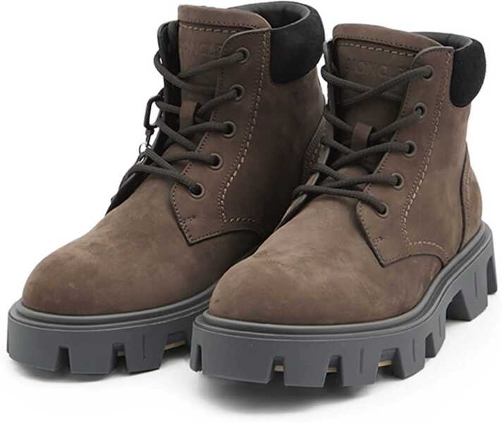 Ghete Moncler Peak City Ankle Boots BROWN Barbati (BM 18541987) 2