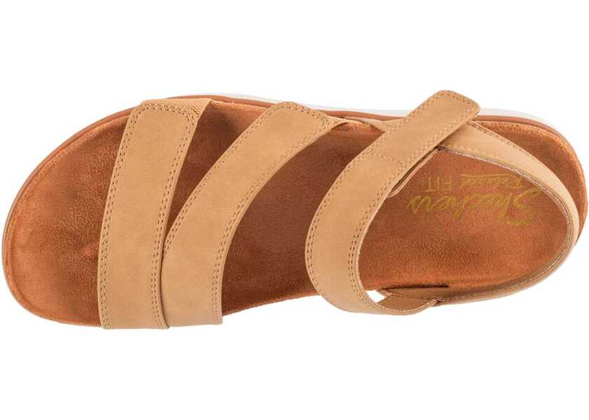 Sandale fara toc SKECHERS Lifted Comfort Brown Femei (BM 18542017) 3