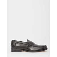 Mocasini Black Leather Loafers Barbati
