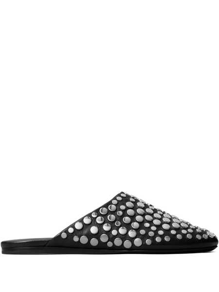 Balerini Tory Burch Black Mules With Round Toe And Stud Embellishments In Leather Woman Black Femei (BM 18543186) 1