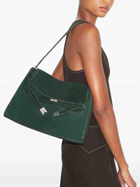 Genti de umar Tory Burch Tory Burch Lee Radziwill Large Shoulder Bag GREEN Femei (BM 18543198) 2