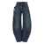 Jean Paul Gaultier Jean Paul Gaultier Low Waisted Jean With Strap Detail On The Front Clothing BLUE