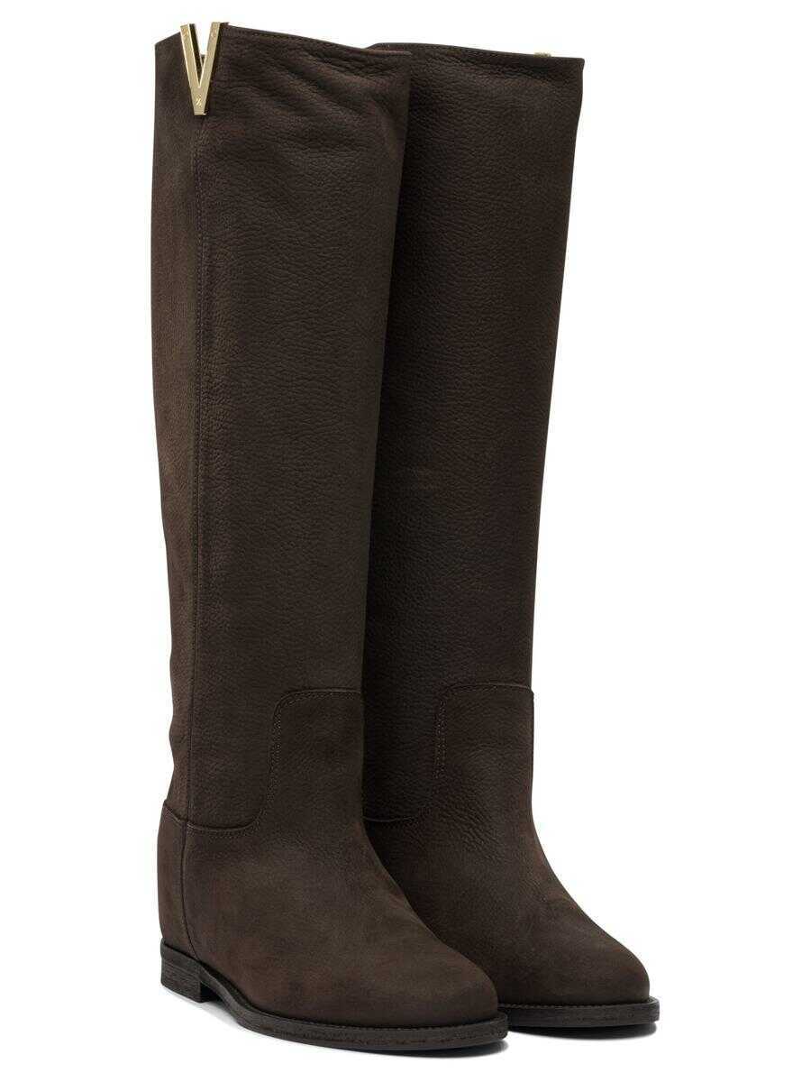 Bocanci Via Roma 15 Via Roma 15 Boots BROWN Femei (BM 18544191) 2