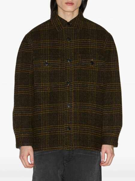 Geci Isabel Marant Isabel Marant Kervey Jacket KHAKI CHECK Barbati (BM 18544512) 2