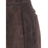 Imbracaminte PLAIN Dama - Pantaloni casual PLAIN Ribbed Pants BROWN Femei (BM 18545034) - B-mall.ro