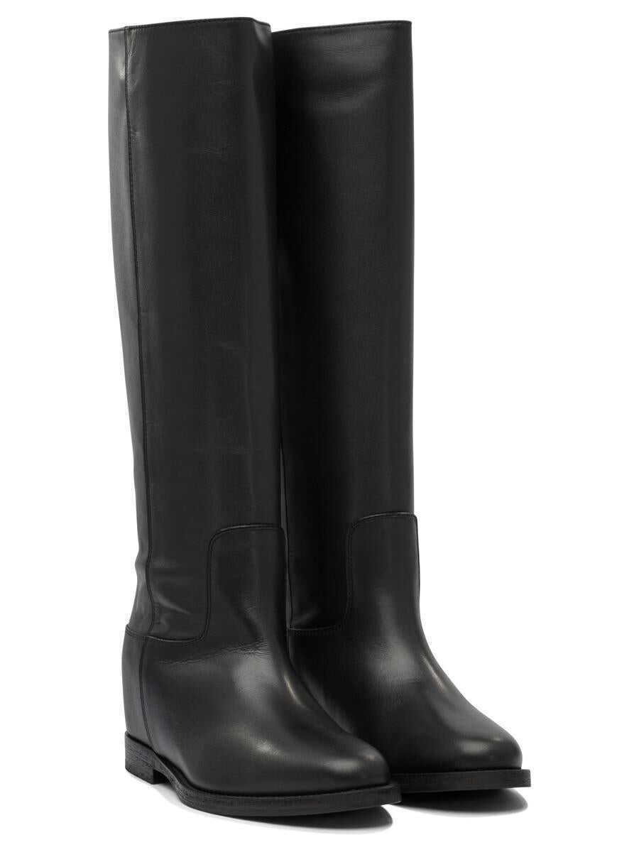 Bocanci Via Roma 15 Via Roma 15 Boots Black Femei (BM 18545304) 2